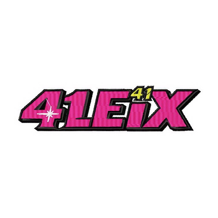 Aleix Espargaro #41 logo embroidery design - Embroidery Design