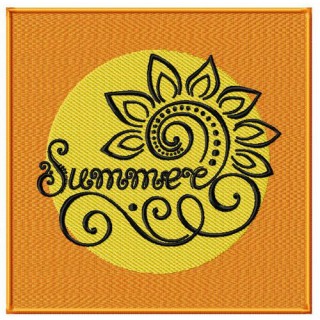 Summer embroidery design - Embroidery Design