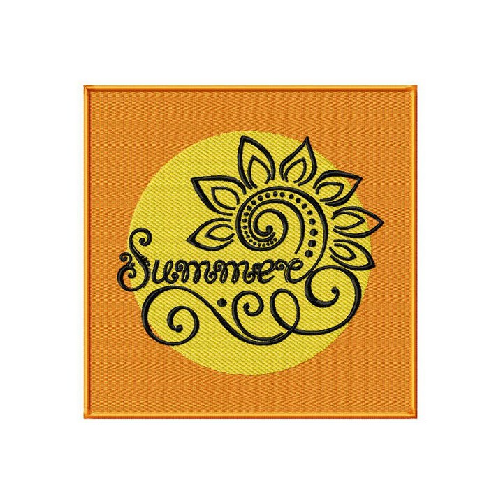 Summer embroidery design - Embroidery Design