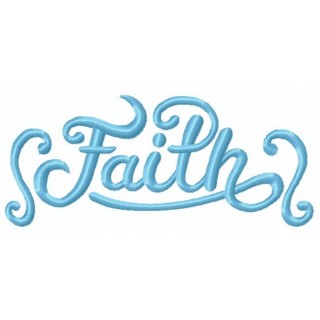 Faith embroidery design - Embroidery Design