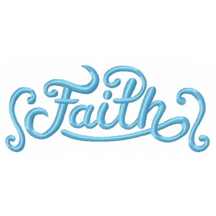 Faith embroidery design - Embroidery Design