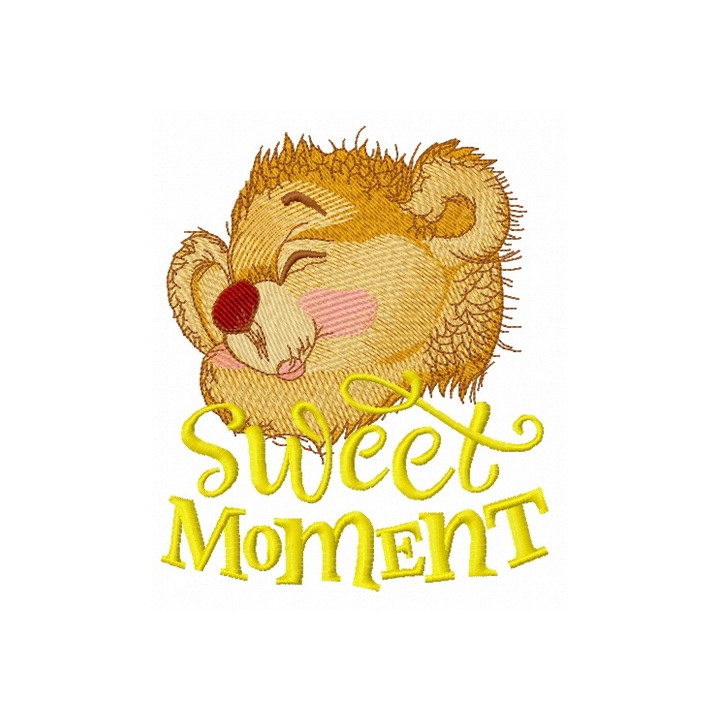 Sweet teddy's dreams 2 embroidery design - Embroidery Design