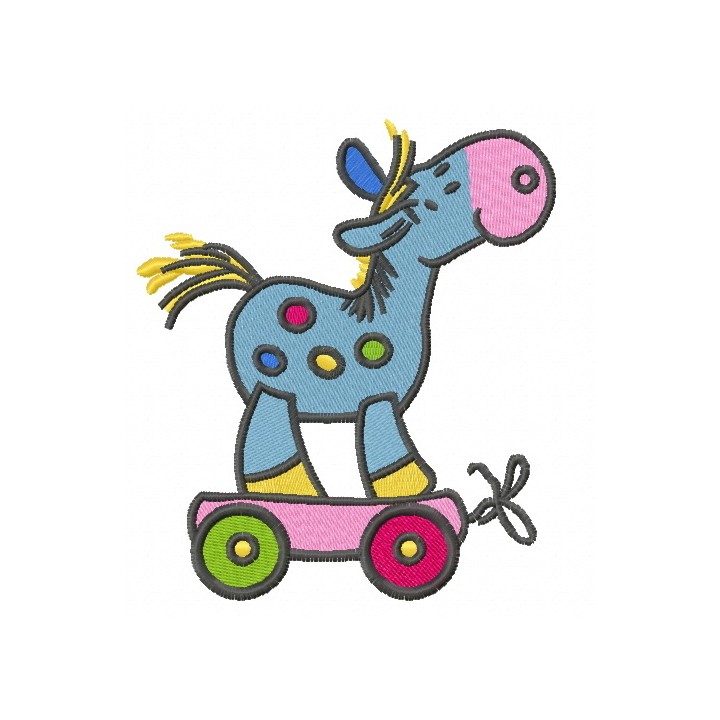 Toy giraffe 2 embroidery design - Embroidery Design