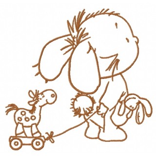 Baby bunny embroidery design - Embroidery Design