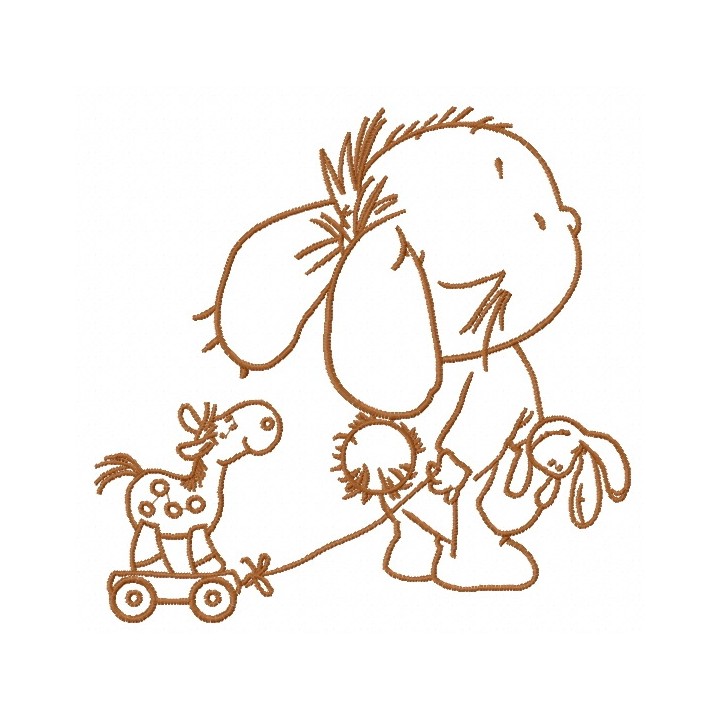 Baby bunny embroidery design - Embroidery Design