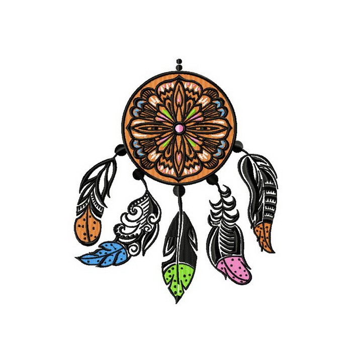 Dreamcatcher 8 embroidery design - Embroidery Design