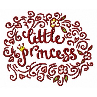 Little princess embroidery design - Embroidery Design
