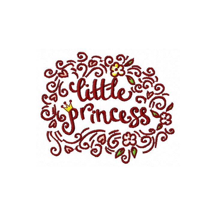 Little princess embroidery design - Embroidery Design