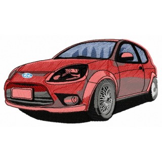 Ford car 2 embroidery design - Embroidery Design