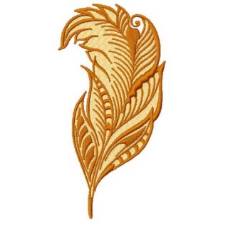 Feather 5 embroidery design - Embroidery Design