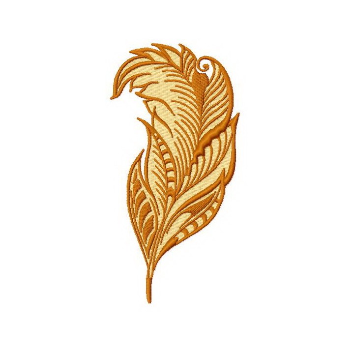 Feather 5 embroidery design - Embroidery Design
