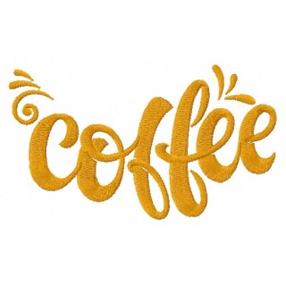 Coffee 7 embroidery design - Embroidery Design