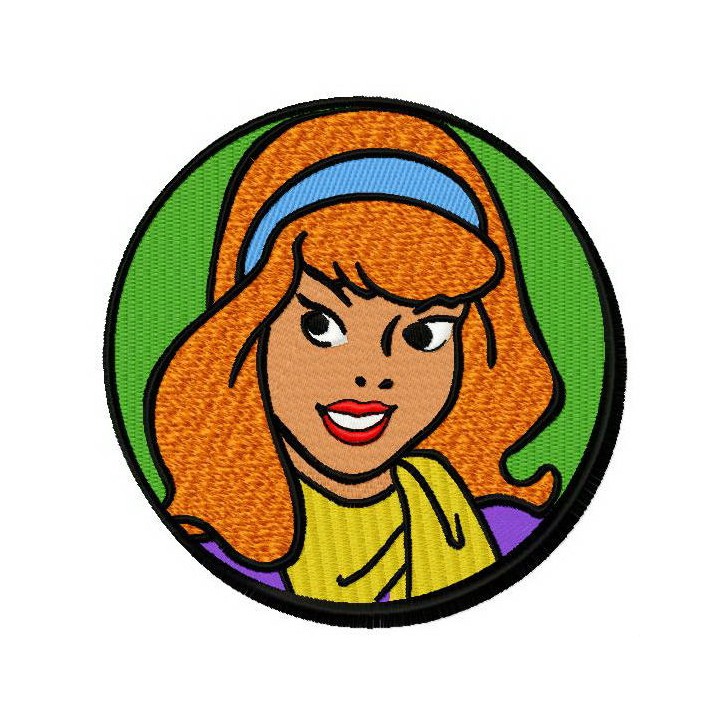 Daphne Blake embroidery design - Embroidery Design