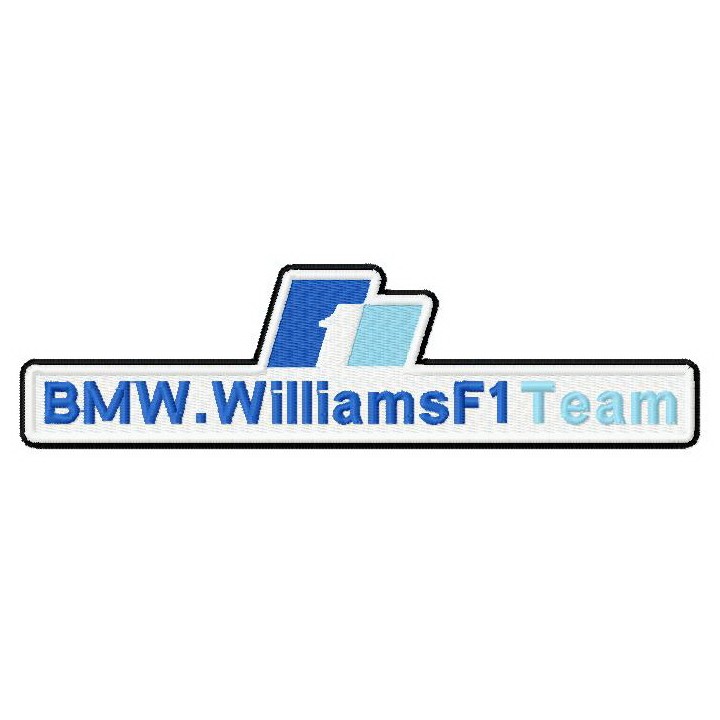 Williams F1 team logo embroidery design - Embroidery Design