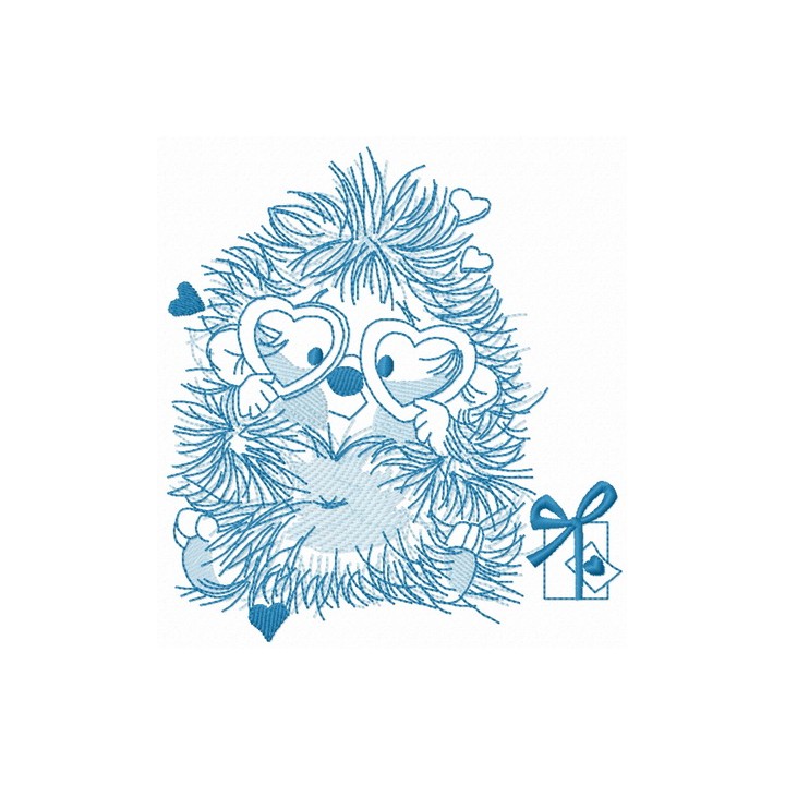 My prickly Valentine 3 embroidery design - Embroidery Design