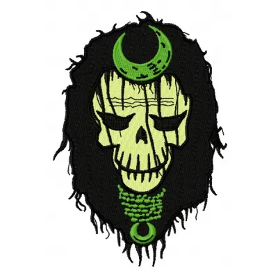 Preview of the Suicide Squad Enchantress 2 embroidery design featuring intricate details and vibrant patterns.
