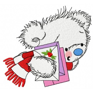 Letter for Santa 5 embroidery design - Embroidery Design