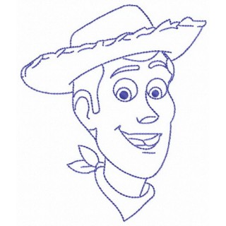 Cowboy from Toy Story embroidery design - Embroidery Design