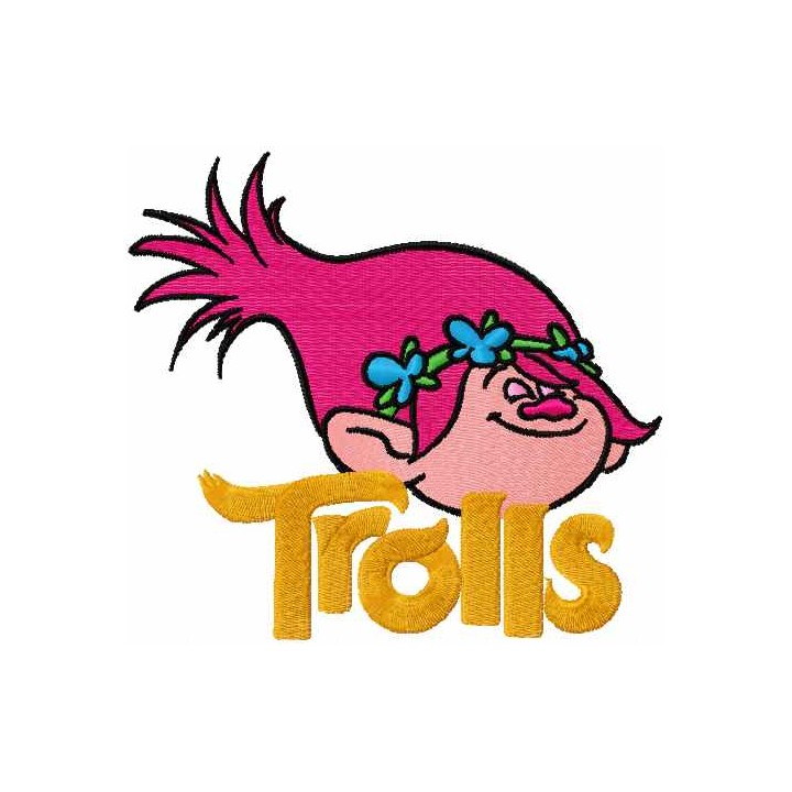 Princess Poppy 5 embroidery design - Embroidery Design