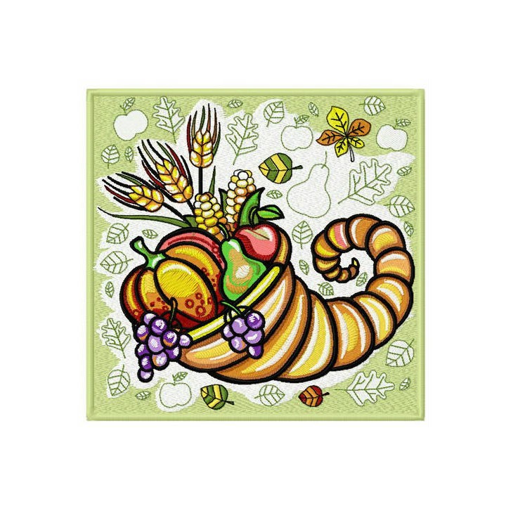 Thanksgiving day 5 embroidery design - Embroidery Design