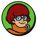 Preview of Velma embroidery design from Scooby Doo collection, showcasing intricate stitching patterns for creative projects.