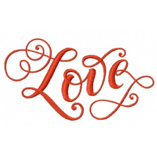 Love 2 embroidery design - Embroidery Design
