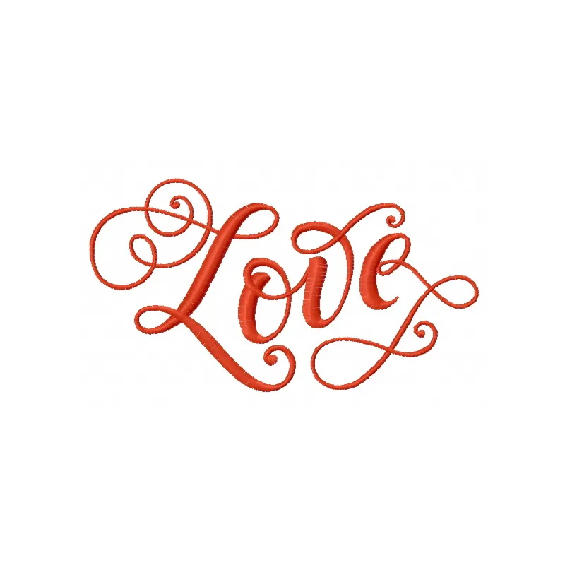 Preview of the Love 2 embroidery design featuring romantic love quotes, perfect for heartfelt stitching projects.