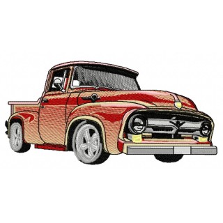 Ford F-100 car 2 embroidery design - Embroidery Design