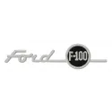 Ford F-100 logo embroidery design preview showcasing a classic automotive motif for stitching on apparel and accessories.