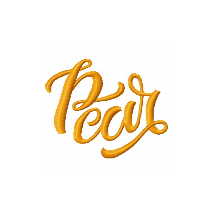 Pear 2 embroidery design - Embroidery Design