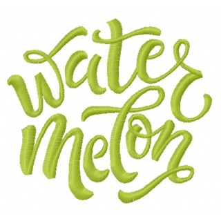 Watermelon 2 embroidery design - Embroidery Design