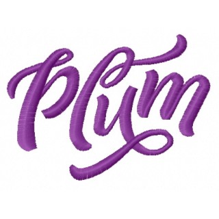 Plum 2 embroidery design - Embroidery Design