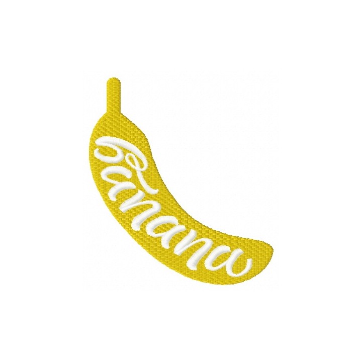Banana embroidery design - Embroidery Design