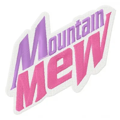 Mountain Mew 2 embroidery design featuring a playful Pokemon inspired motif, ideal for stitching on apparel and accessories.