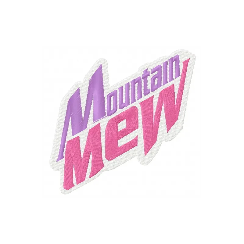 Mountain Mew 2 embroidery design featuring a playful Pokemon inspired motif, ideal for stitching on apparel and accessories.