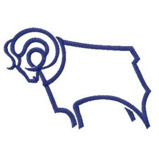 Derby County F.C. logo embroidery design - Embroidery Design