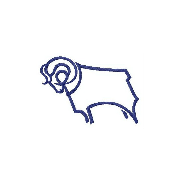 Derby County F.C. logo embroidery design - Embroidery Design
