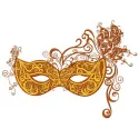 Mask 3 embroidery design showcasing intricate stitching patterns for face masks.