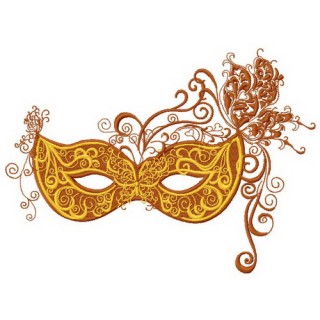 Mask 3 embroidery design - Embroidery Design