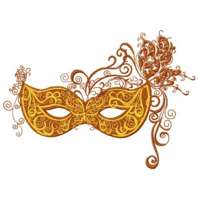 Mask 3 embroidery design showcasing intricate stitching patterns for face masks.