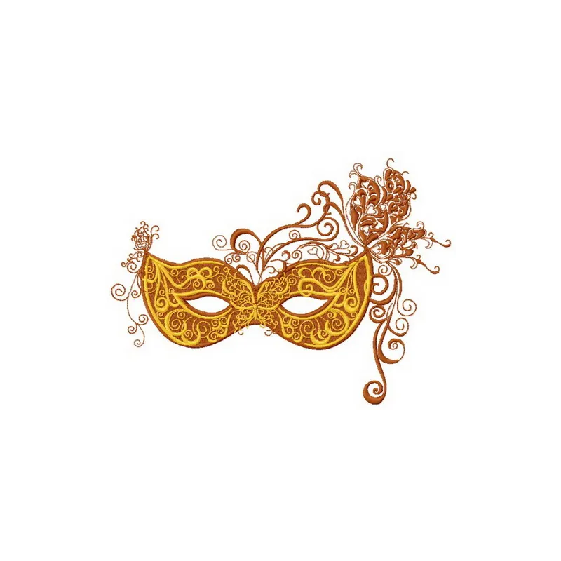 Mask 3 embroidery design showcasing intricate stitching patterns for face masks.