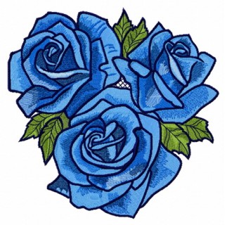 Rose bouquet 2 embroidery design - Embroidery Design