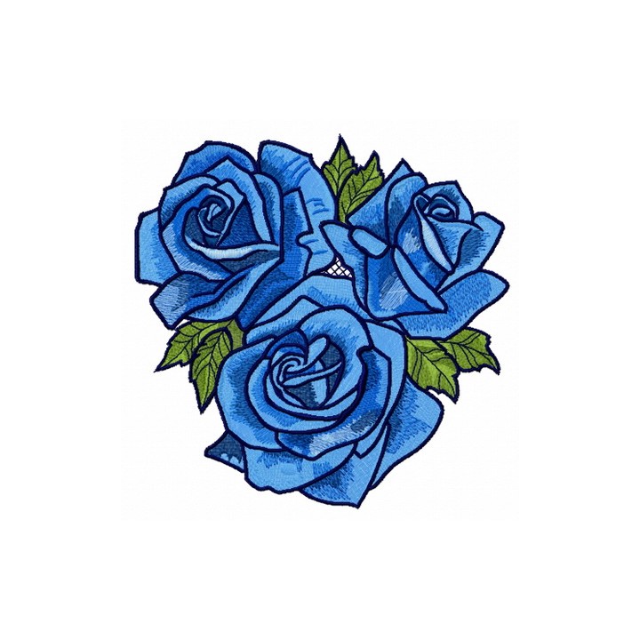 Rose bouquet 2 embroidery design - Embroidery Design