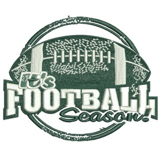 It's football season embroidery design - Embroidery Design