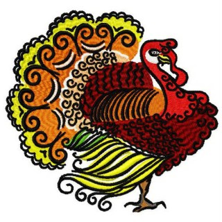 Turkey embroidery design - Embroidery Design