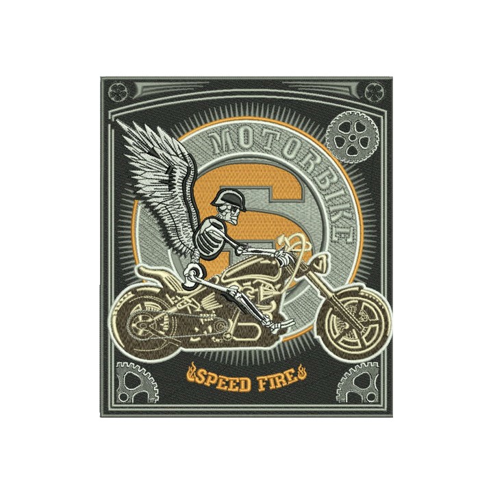 Road angel embroidery design - Embroidery Design