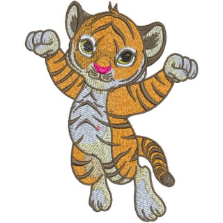 Little tiger embroidery design - Embroidery Design