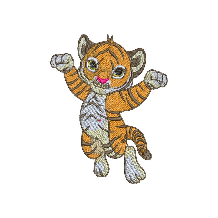 Little tiger embroidery design - Embroidery Design