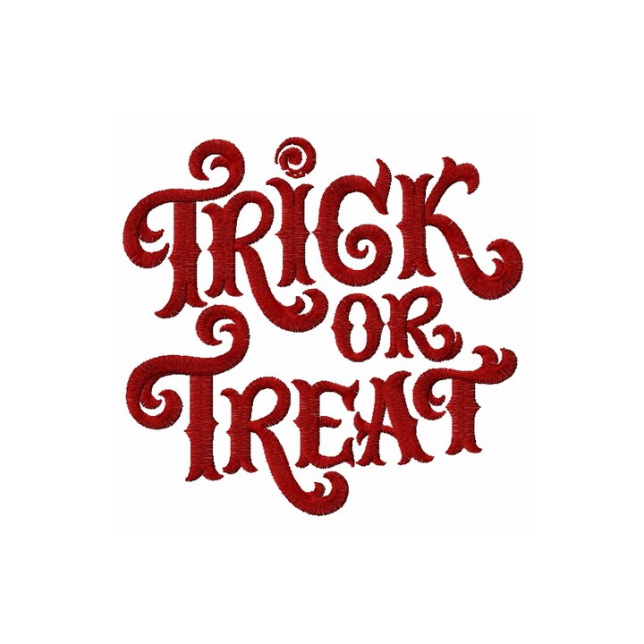 Trick or treat 2 embroidery design - Embroidery Design