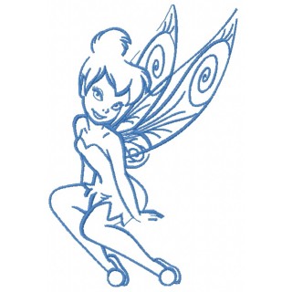 Tinkerbell 15 embroidery design - Embroidery Design